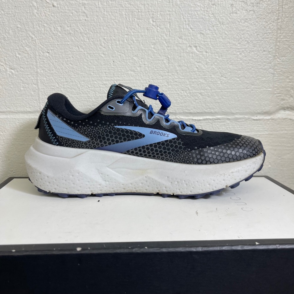 Brooks Caldera 6 1203661B082 Black Blue Running Shoes Sneakers Women's 8.5 B - Picture 2 of 14